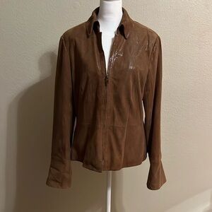 Worth Leather Jacket Size 10